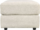 Soletren Oversized Ottoman Off White Modern Furniture