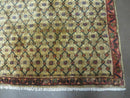 4' X 6' Handmade Indian Allover Wool Rug Camel Hair Color