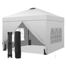 Ainfox 10x10 Pop up Canopy Tent with One Push Setup and Sidewalls,Instant Outdoor Shade Gazebos with Weighted Sandbags