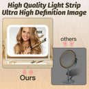 Vanity Mirror With Lights 17x13 Inches White Dimmable