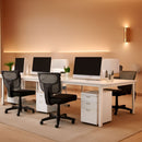 Ergonomic Mesh Chair With Adjustable Height And Wheels