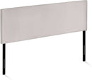 Stylish King Size Headboard in Fog Color Design