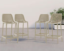 Contemporary Weather Resistant Outdoor Patio Stool Set