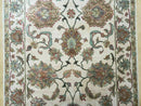 4x12 Vintage Oriental Runner Rug Hand Knotted Indian Agra Wool Tea Washed Beige