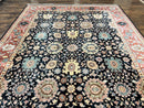 Karastan Rug 8 x 11.7, Karastan Williamsburg Kurdish Pattern 559, Wool Pile Vintage Karastan Carpet, Discontinued, Room SIzed Area Rug