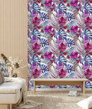 Tropical Colorful Leaves Wallpaper