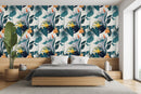Exotic Brightly Flowers Wallpaper