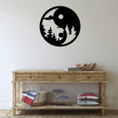Yin Yang Metal Wall Art – Zen Balance Meditation Home & Office Decor