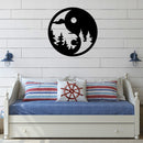 Yin Yang Metal Wall Art – Zen Balance Meditation Home & Office Decor