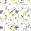 Flowers and Insects Wallpaper