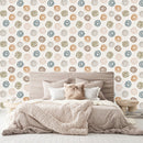 Multicolored Circles Pattern Wallpaper