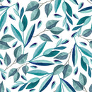 Fashionable Green Leaves Wallpaper Chic