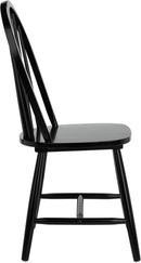 Home Camden 18 Inch Black Farmhouse Dining Chairs Set Of 2