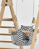 Indoor Baby Swing Seat | Cotton Hammock Swing with Harness | Frame Not Included