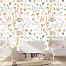 Baby Safari Animals - Nursery Wall Decor Wallpapers
