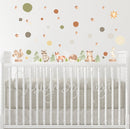 Baby Woodland Animals, Woodland Creatures - Fabric Nursery Wall Art Decals