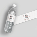 Bach Shit Crazy Water Bottle Labels
