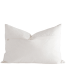 Cora Floral Block Printed Pillow Cover | Brown | Lumbar