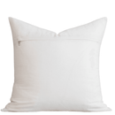 Lark Floral Block Printed Pillow Cover | Blue