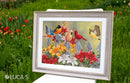 Backyard Birds with Daylilies Counted Cross-Stitch Kit by Luca-S BU5024L