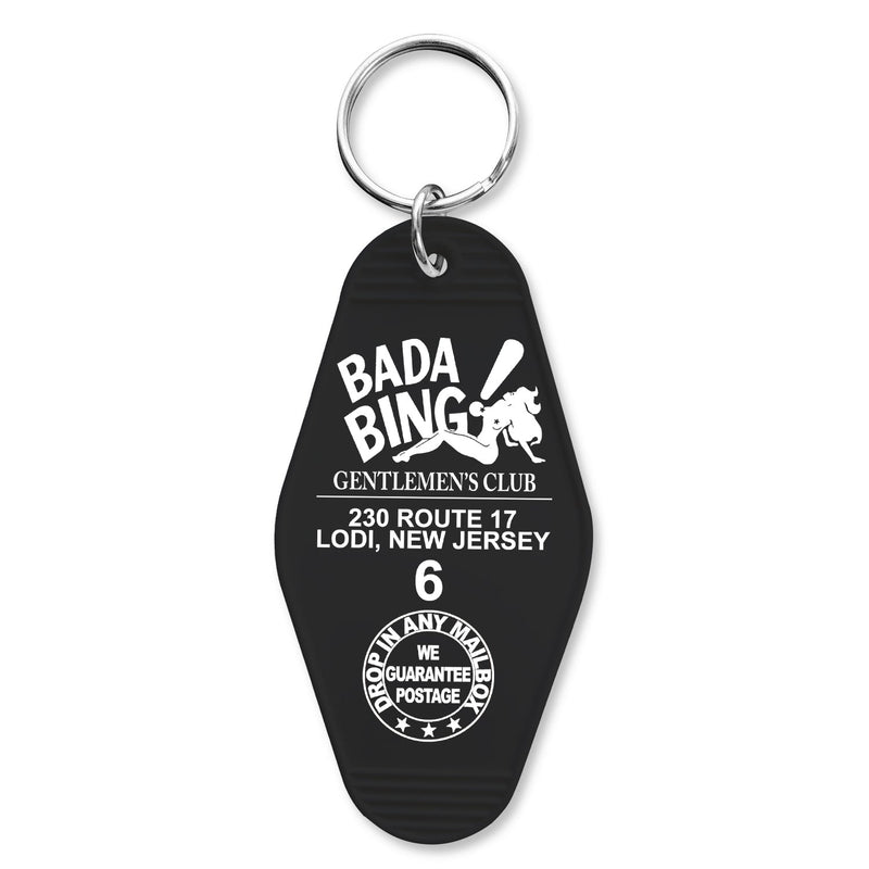 Bada Bing Gentlemen's Club Room Keychain