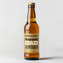 Badass Dad Beer Label