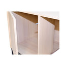 Modern Wooden Cat House with Scratching Mat - 47.64' x 21.46' x 25.98', 76.4 lbs