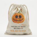 Bag Of Treats Custom Halloween Drawstring Sack for Kids | Personalized Halloween Trick or Treat Bag