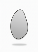 Black Asymmetrical Mirror - Aesthetic Wall Mirror
