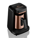 Arzum Okka Rich Automatic Turkish Coffee and Hot Beverage Maker, Velvetiser, 120V, Black/Copper