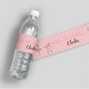 Ballerina Classy Birthday Water Bottle Labels