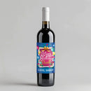 Balloons Birthday Wine Label