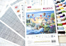 Balloons over Sunset Cove B614L Counted Cross-Stitch Kit
