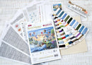 Balloons over Sunset Cove B614L Counted Cross-Stitch Kit