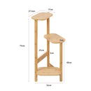 Bamboo 3 Tier Plant Stand Display