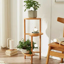 Bamboo 3 Tier Plant Stand Display