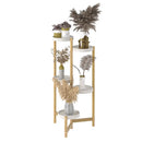 Bamboo 5-Tier Plant Stand Indoor Outdoor