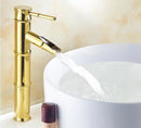 DecorBites™ Brass Basin Mixer Tap: Waterfall Faucet in Antique Bronze Black Finish