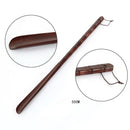 Bamboo pattern long handle shoe lifter bedroom dressing aid