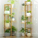 Bamboo Plant Stand 6-Tier Display
