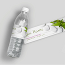 Bamboo Spa Water Bottle Labels