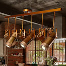 Bamboo Tube Island Pendant Lighting
