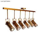 Bamboo Tube Island Pendant Lighting