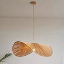 Bamboo wabi sabi woven rattan pendant light for dining room
