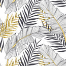 Elegant Banana Leaves Wallpaper Vogue