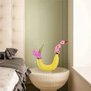 Banana Shape Resin Flower Vase