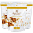 SALE CLOSE DATED | Banana Waffles Mix | Pack of 3 | 13.5 oz | Heavenly Waffles