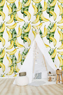 Bananas with Leaves Wallpaper