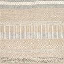 Bancroft Ivory Handwoven Textured Pouf - Clearance