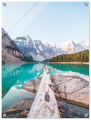 Banff Print Metal Wall Art – Canadian Rocky Mountain National Park Scenic Decor